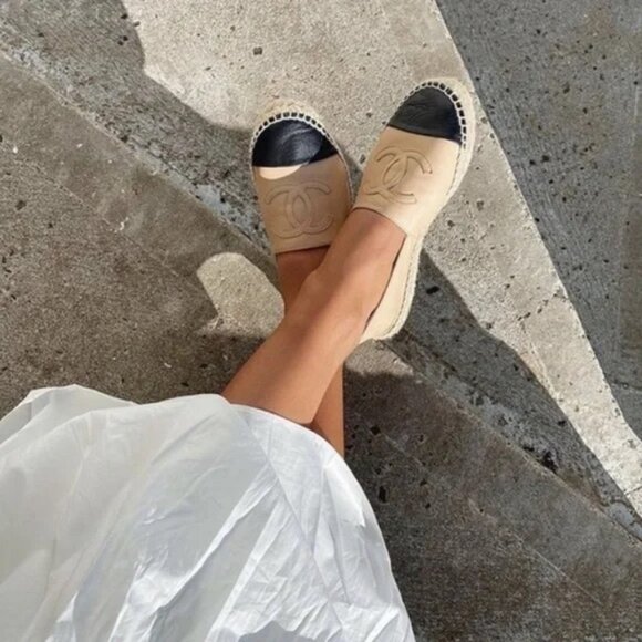 Chanel Lambskin Espadrilles - Picture 1 of 7